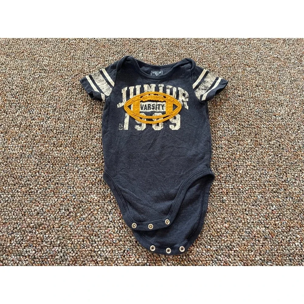 The Children's Place Boys Junior Varsity Blue Bodysuit 9-12M